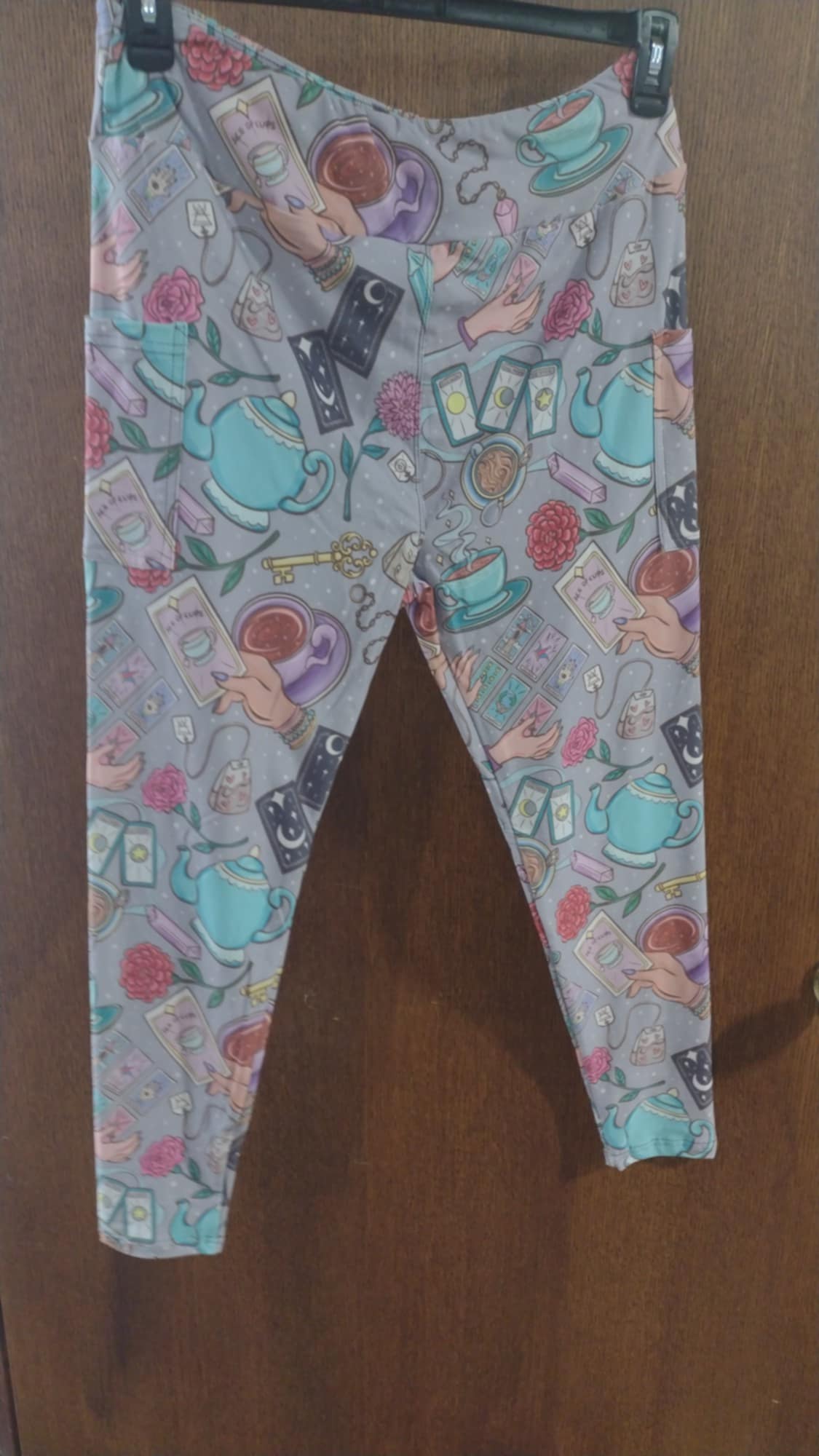 Tarot Card and Tea Full Length Legging Leggings