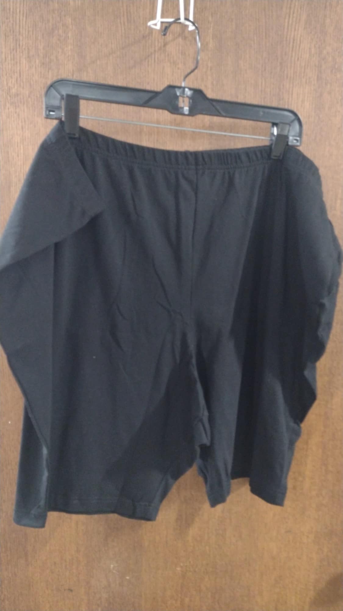 Solid Black Shorts