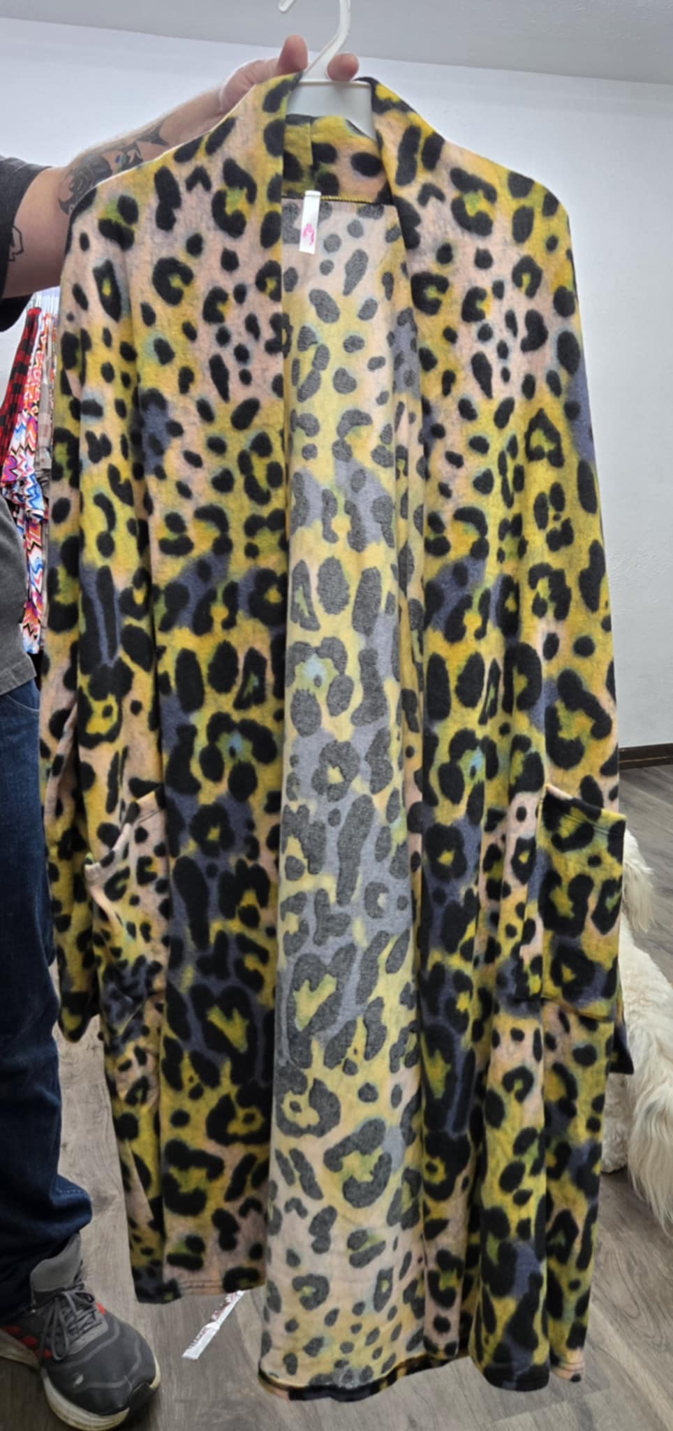 Rainbow Leopard Cardigan