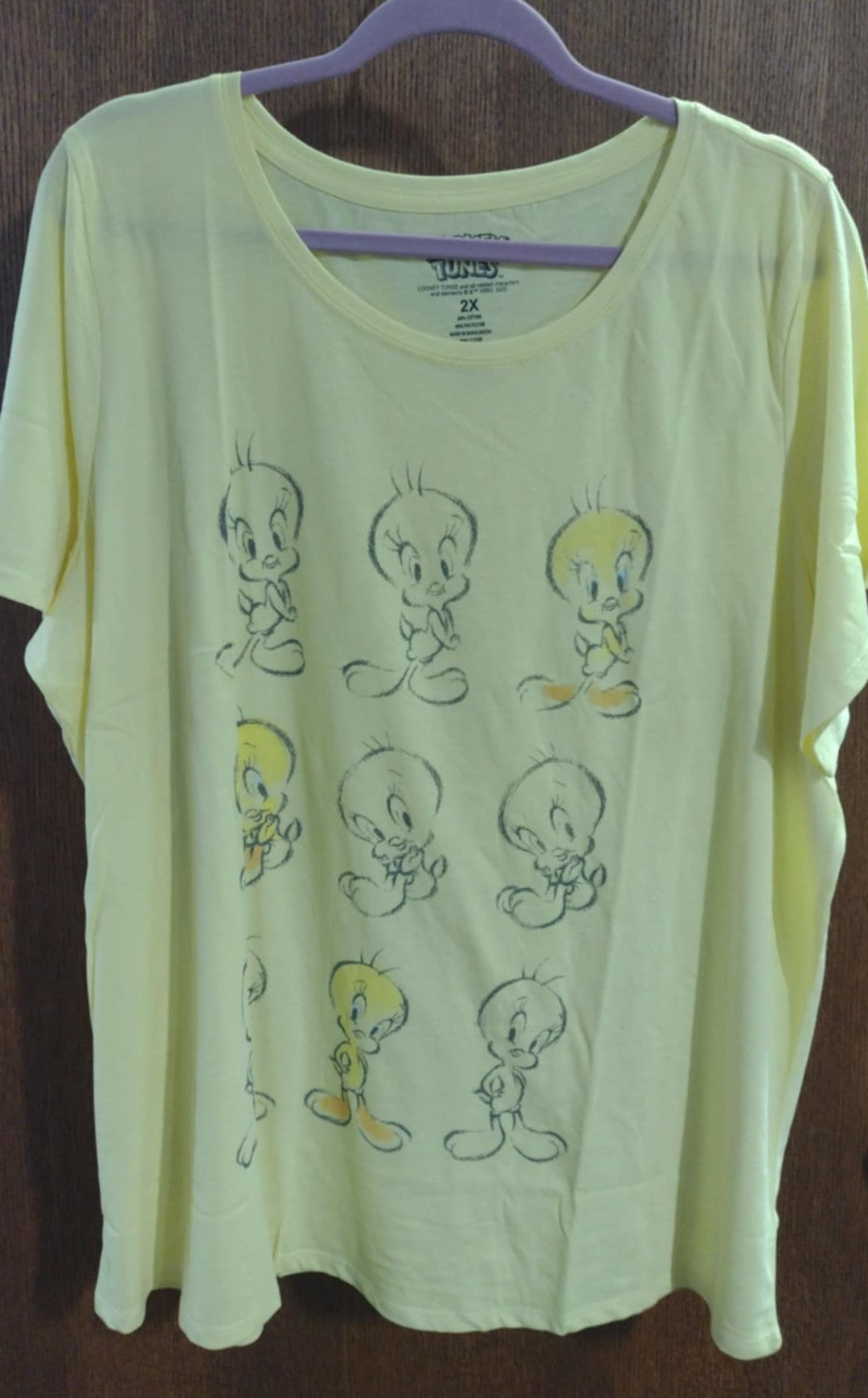 Yellow Tweetie Bird Shirt Top Tee