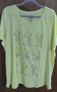 Yellow Tweetie Bird Shirt Top Tee