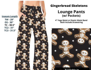 Gingerbread Skeletons Full Length Lounge Pantrs