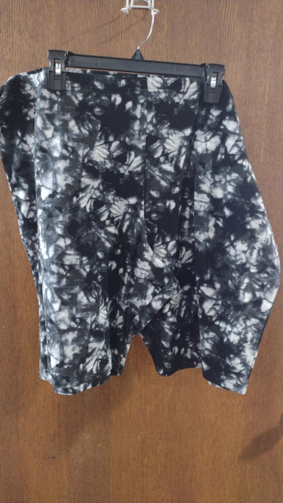 Black Gray Short Shorts