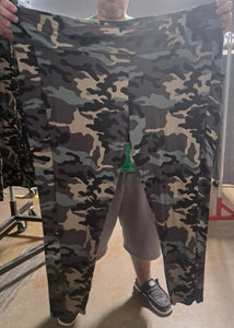 PSFU Camo Print Leggings Elastic Waist Band Side Pockets!!