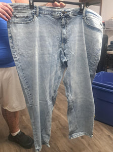Mens Straight Leg Stretch Denim Blue Jeans Bluejeans Pants