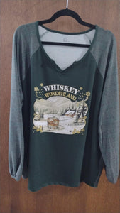 Whiskey Wonderland Shirt Top