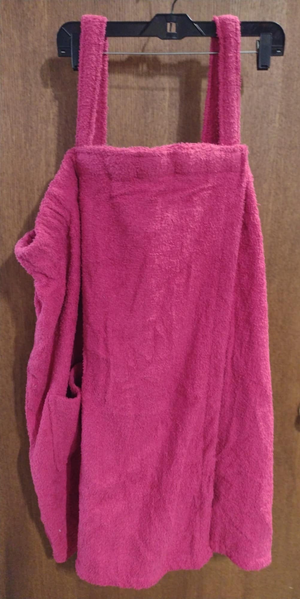 Pink Velcro Towel Wrap