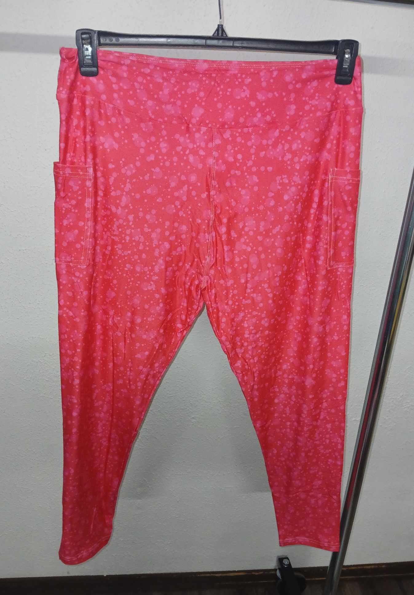 Strawberry Full Length Legging Leggings w Pockets
