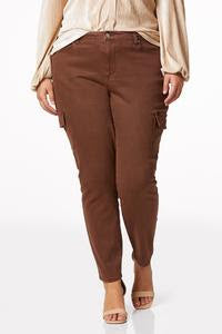 Brown Cargo Skinny Jeans Jean