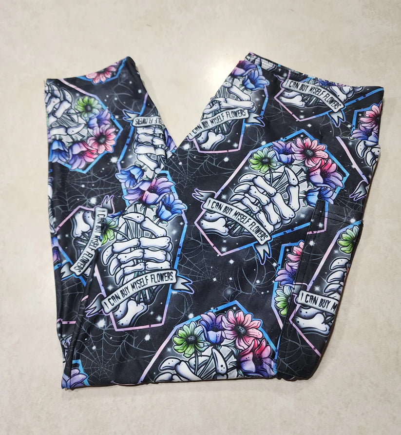 Buy Myself Flowers Capri Length w/ Pockets