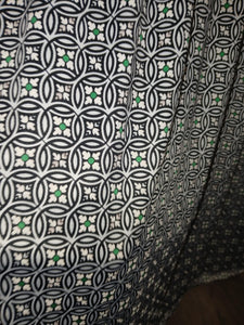 Black Green Celtic Design Shirt Top
