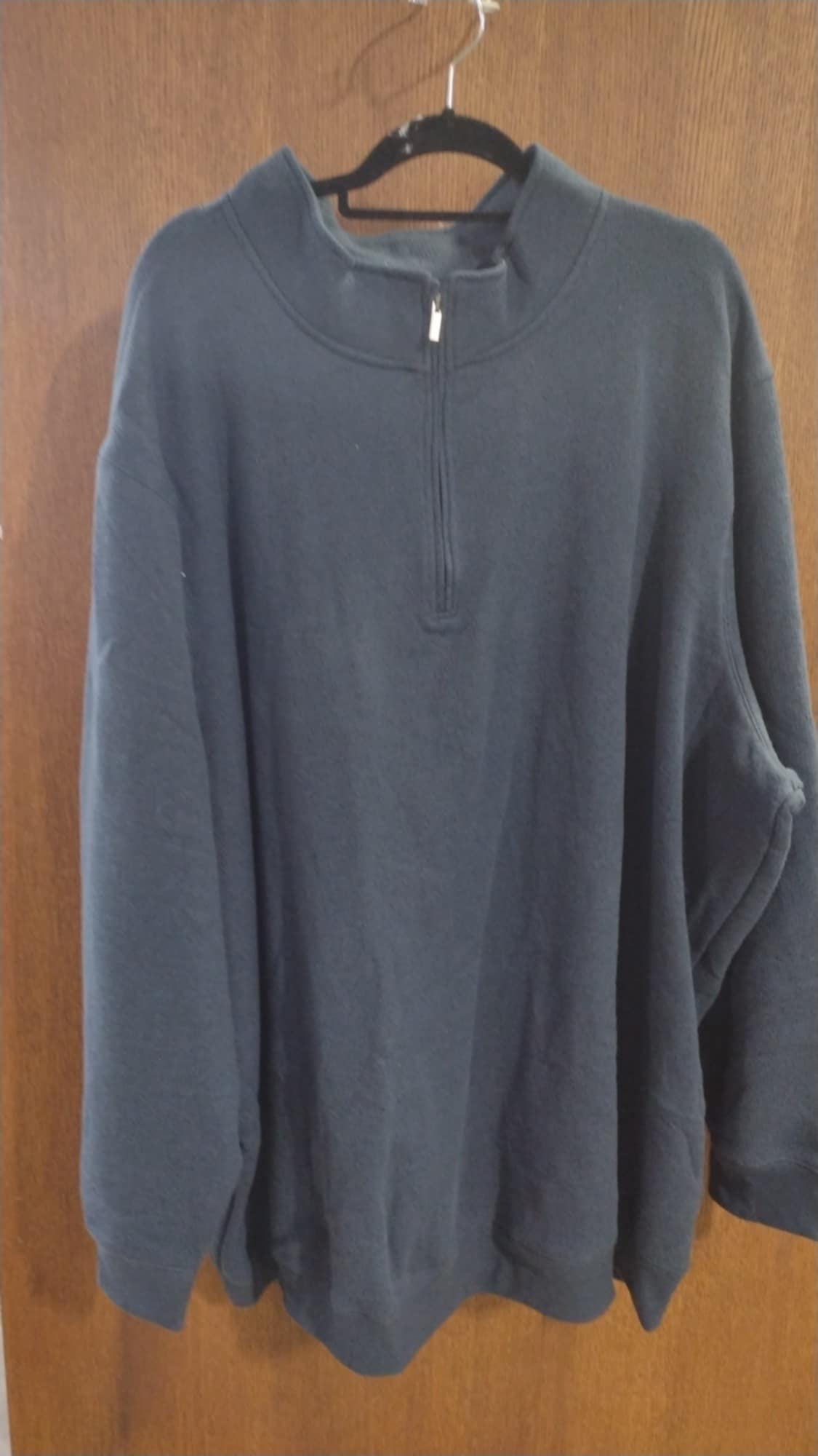 Navy Mens 1/4 Zip Pullover Sweatshirt