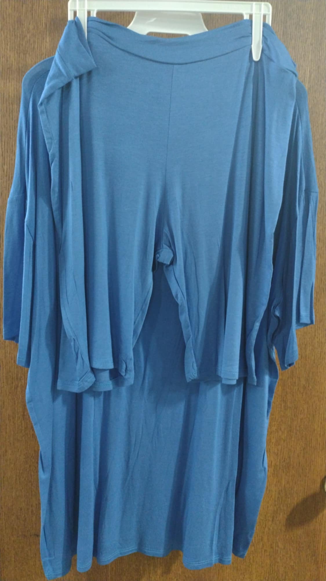 Blue 2 Piece Outfit Shirt & Shorts