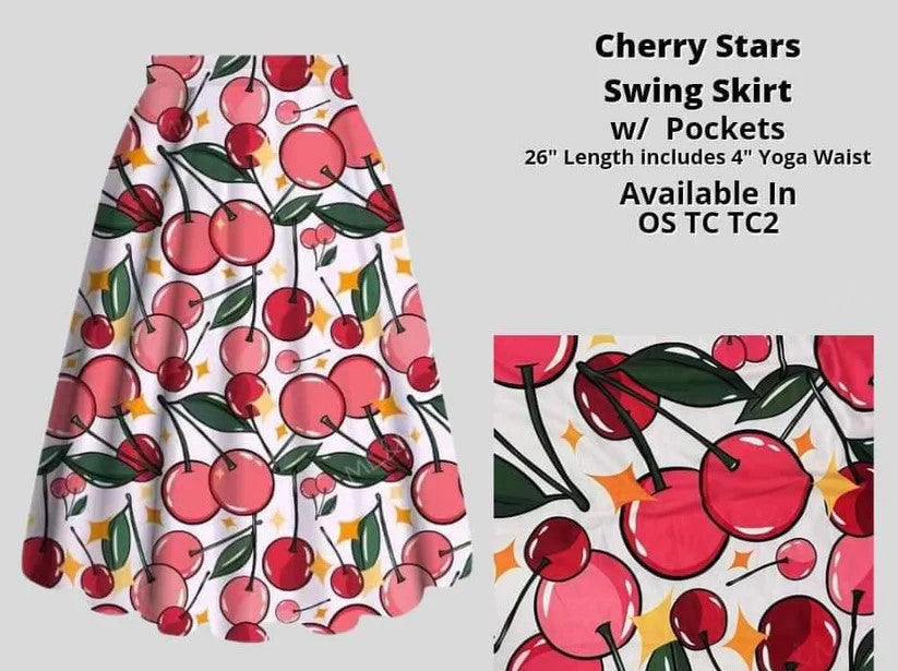Cherry Stars Skirt