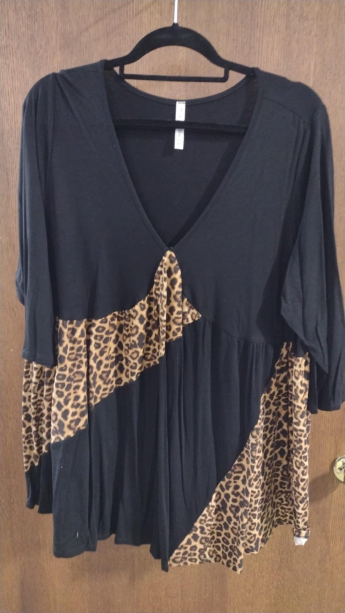 PSFU Black Leopard Shirt Top