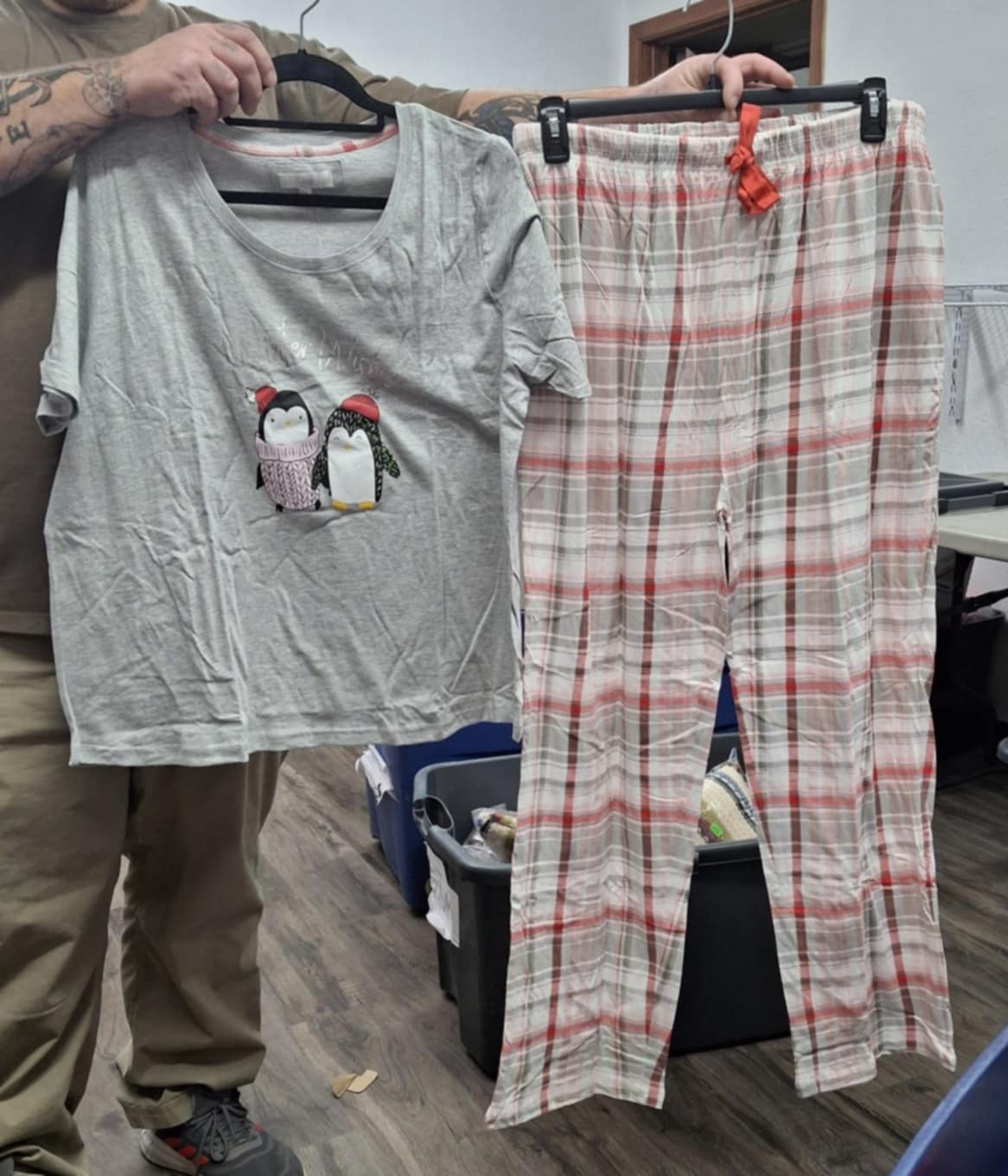Winter Wishes Penguin 2pc Pajamas Pajama Set Pjs