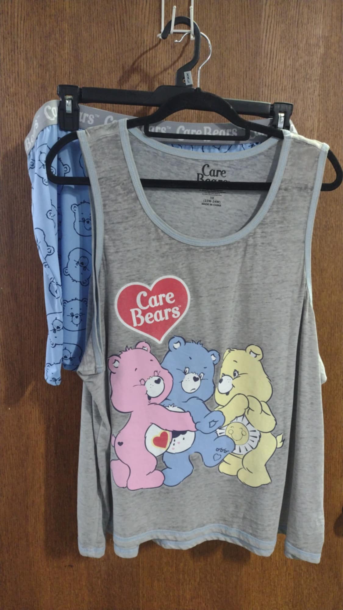 Carebear 2 Piece Sleep Set Tank & Shorts