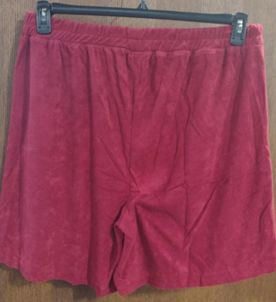 Red Terry Short Shorts