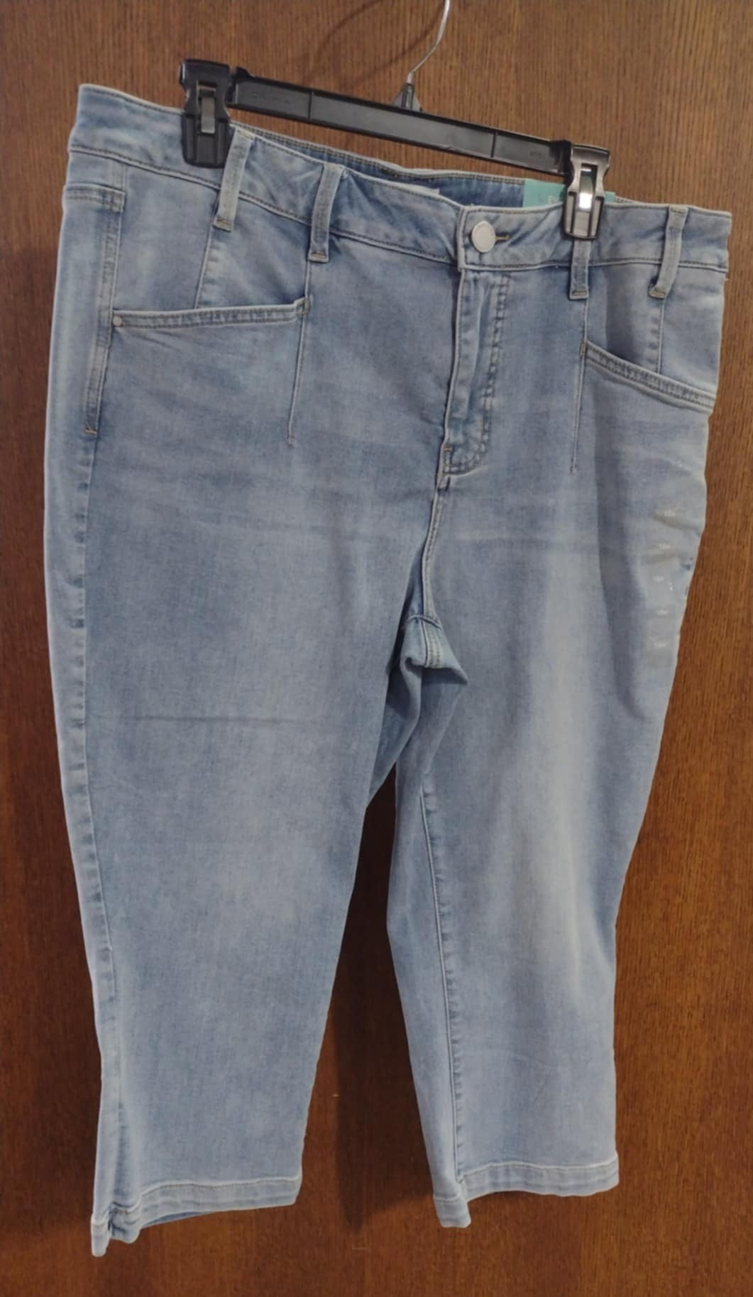 Maurice's Denim Capri Capris w Pockets