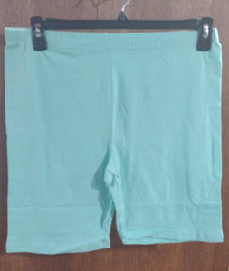 Mint Light Teal Bike Shorts