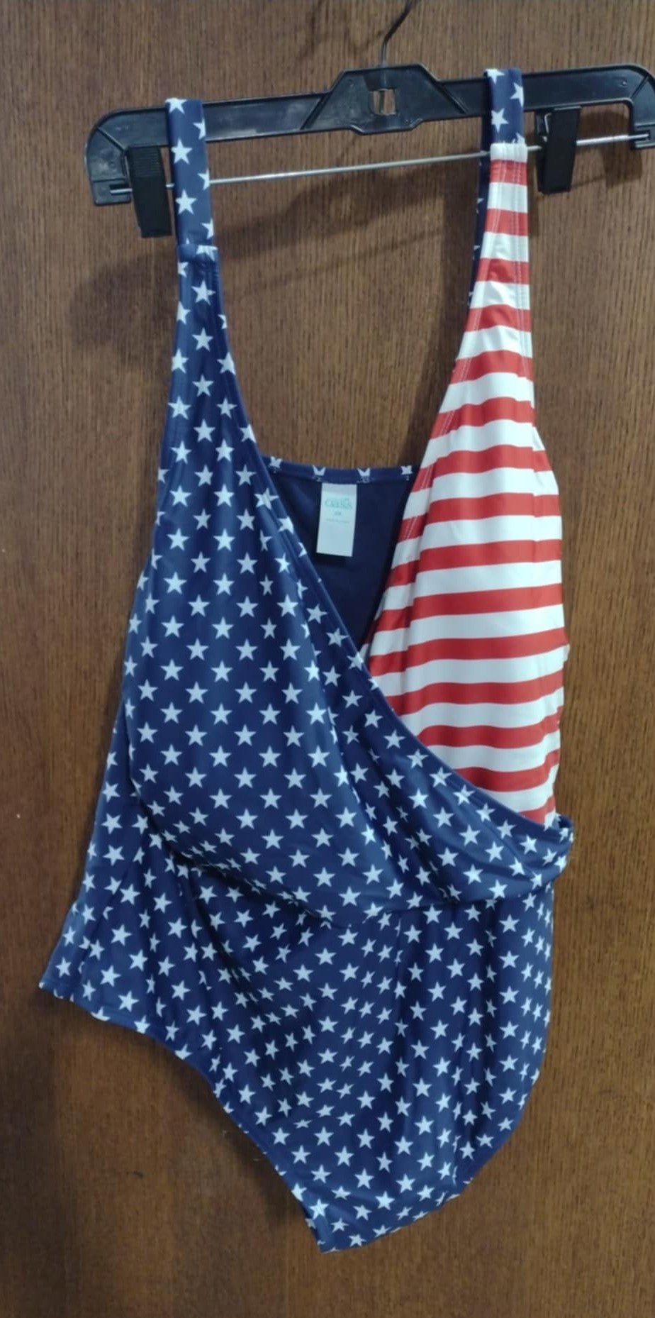 Red White Blue Stars & Stripes USA Swimsuit Bathing Suit Swim Suit