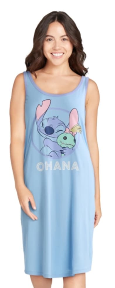 Blue Stitch Ohana Nightgown