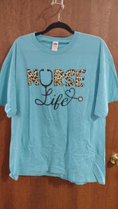 Cute Blue Nurse Life Shirt Top