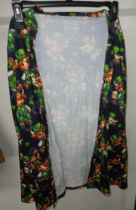 St. Paddy's Patricks Day Cow Open Front Cardigan Layering Piece