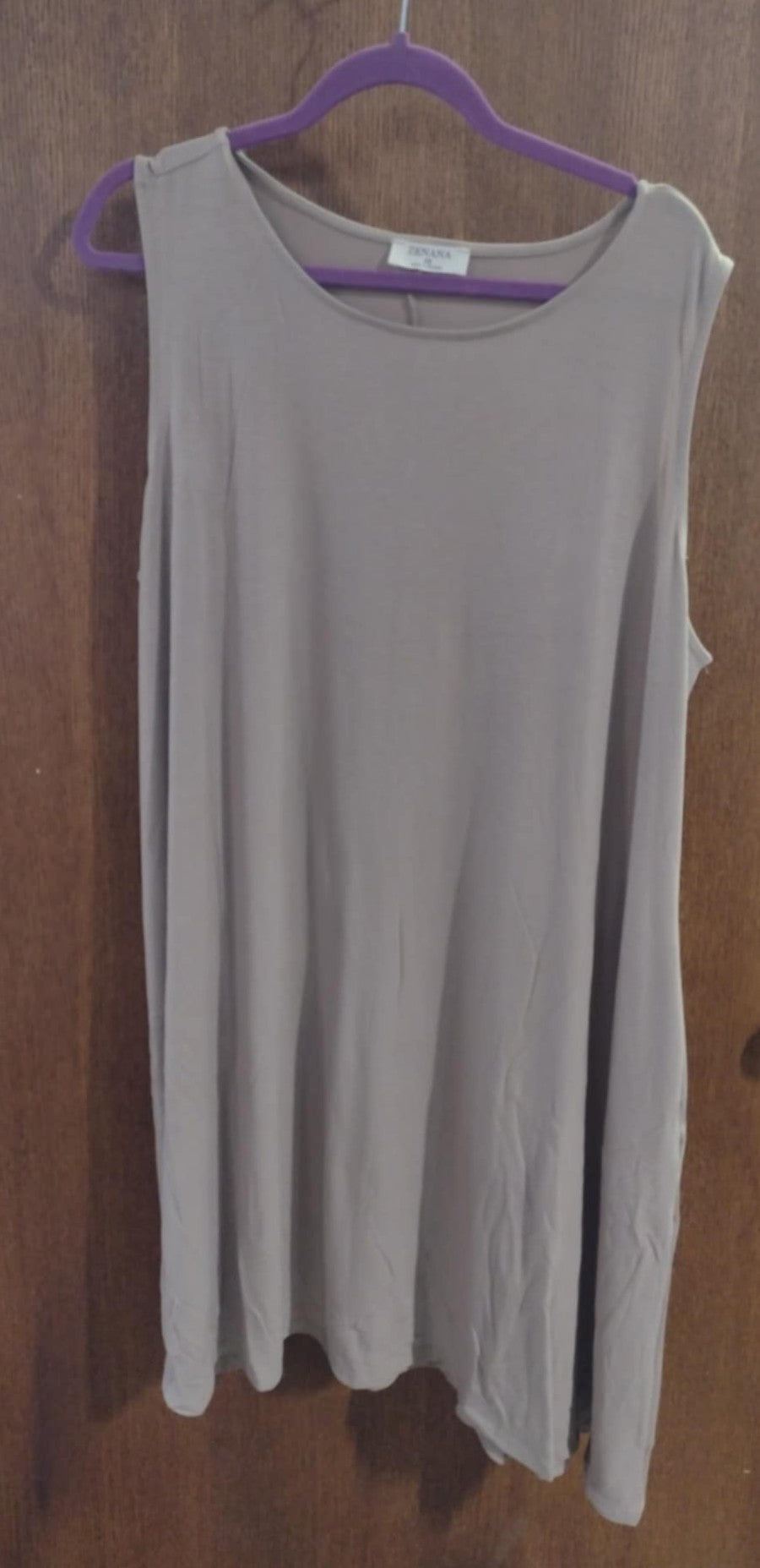 Beige Tank Dress