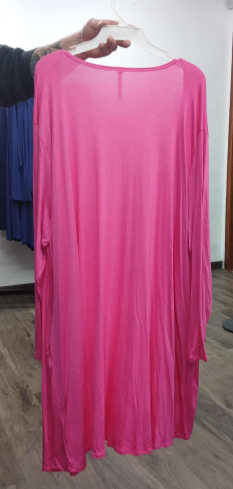 PSFU Pink Open Front Cardigan Layering Piece
