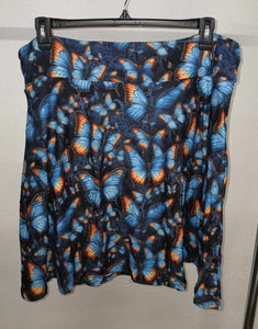 Beautiful Butterfly Skort Skirt w Shorts Underneath