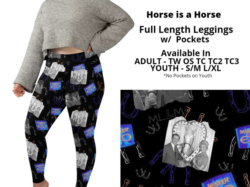 Mister Horse Ed Full Length Leggings w Pockets