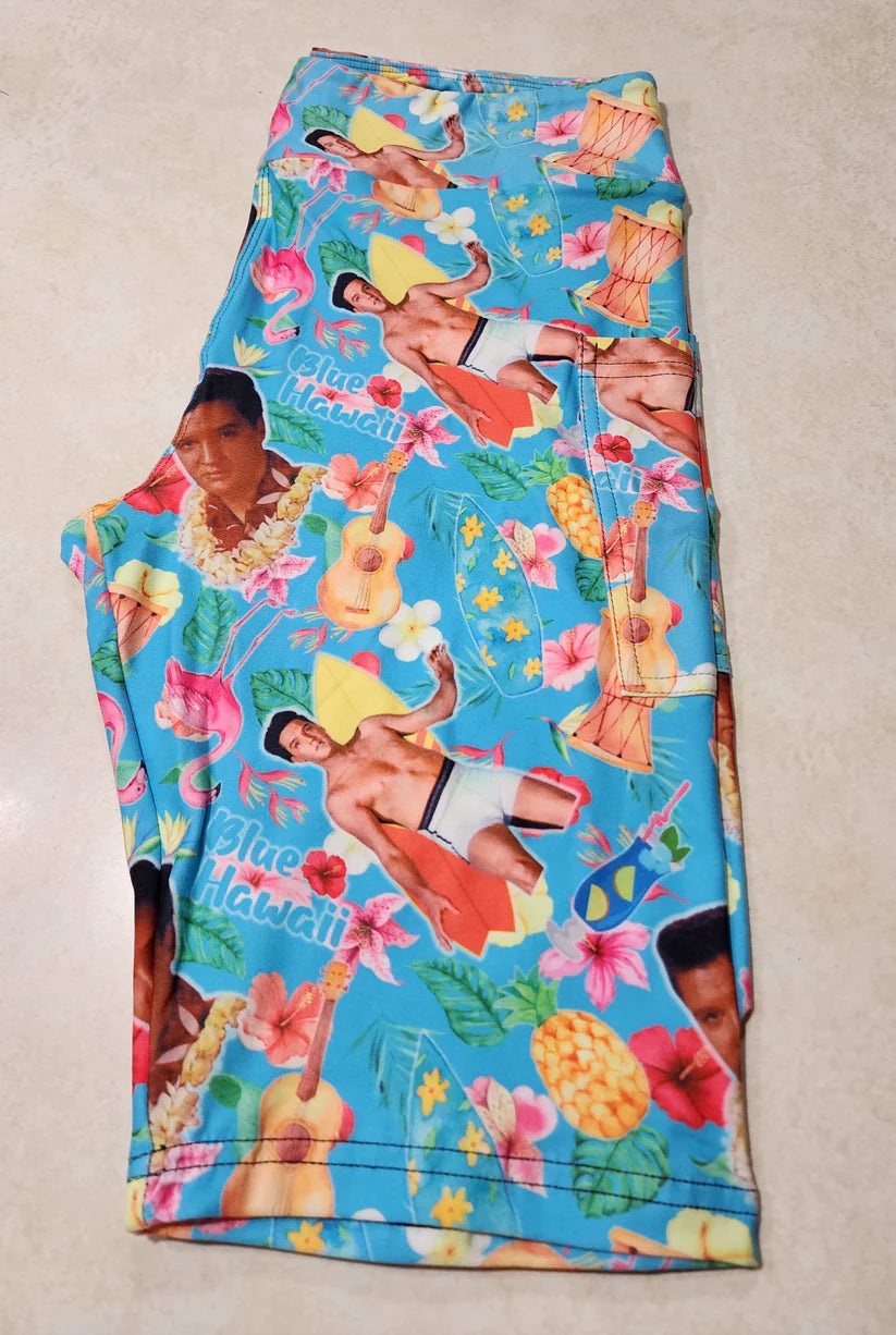 Blue Hawaii The King Shorts w Pockets