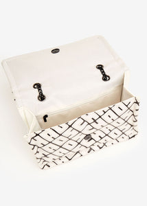 Choas Graffiti Chain Strap Shoulder Bag