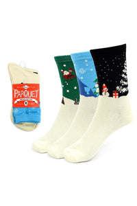 3 Pairs Ladies Christmas Holidays Socks