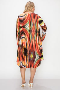 Abstract Tie Dye-y Gorgeous Dress