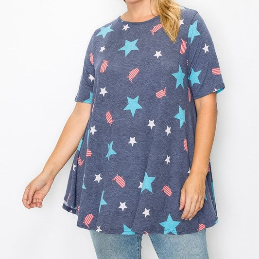 Blue State and Star Top