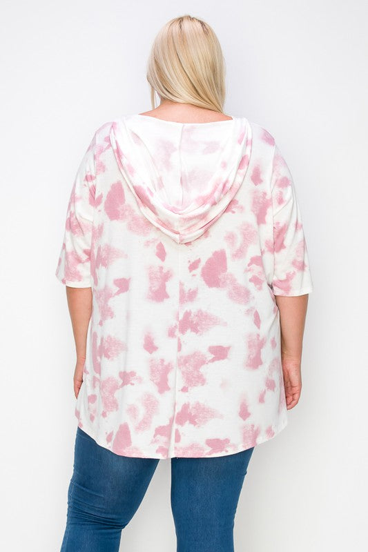 PSFU Pink & White Hoodie