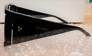 Black Chunky Sunglasses with Chunky Bows