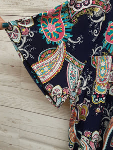 PSFU Paisley Babydoll Style Top