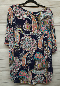 PSFU Paisley Babydoll Style Top