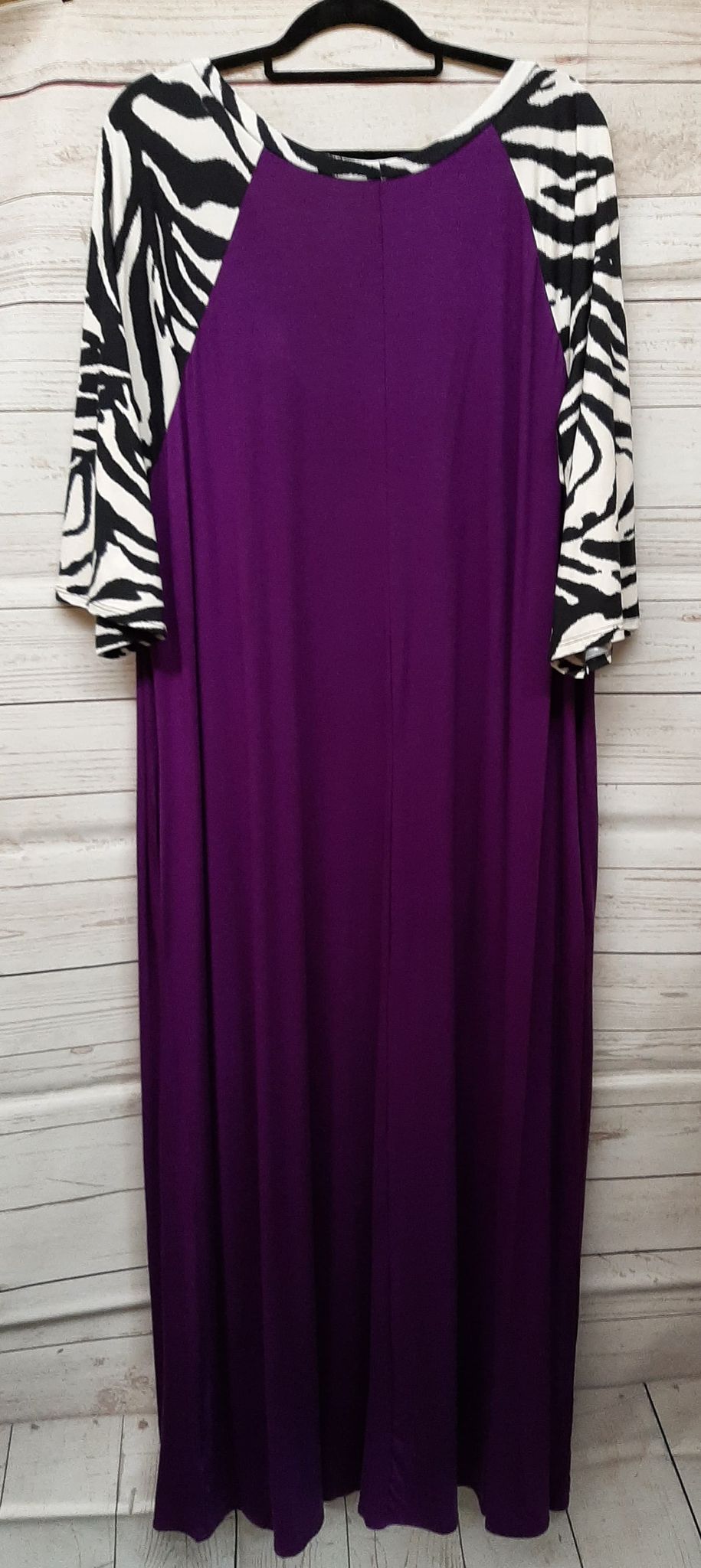 PSFU Purple Zebra Maxi Dress