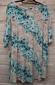 PSFU Teal Lace Top