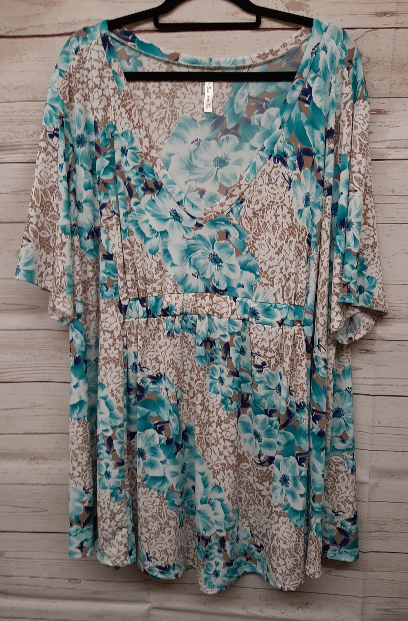PSFU Teal Lace Top