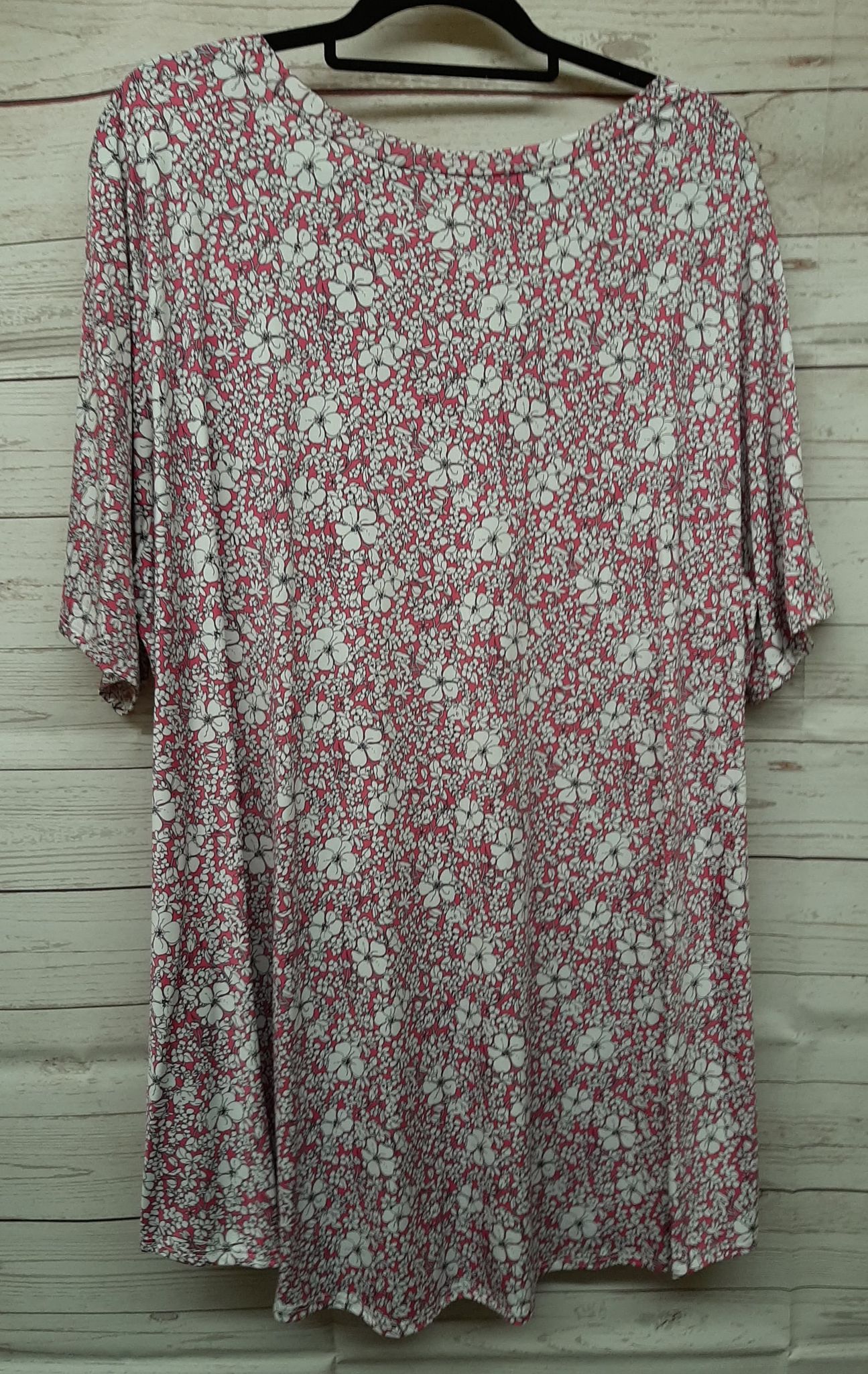 PSFU Magenta White Floral Top