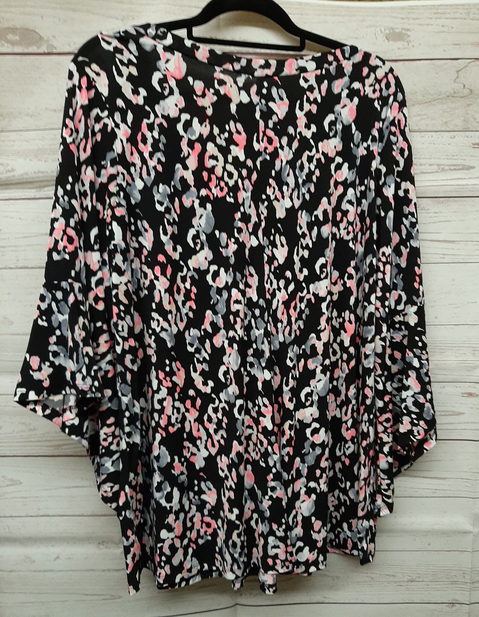 PSFU Black Pink Leopard Top