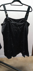 All Black One Piece Swim Suit