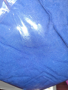 Solid Bright Blue Full Length Leggings w/ Pockets Legging
