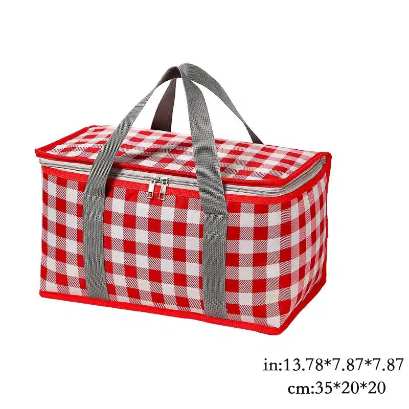 Red & White Picnic Bag Waterproof Lunch Bag