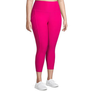 All Pink High Rise Quick Dry 7/8 Ankle Leggings